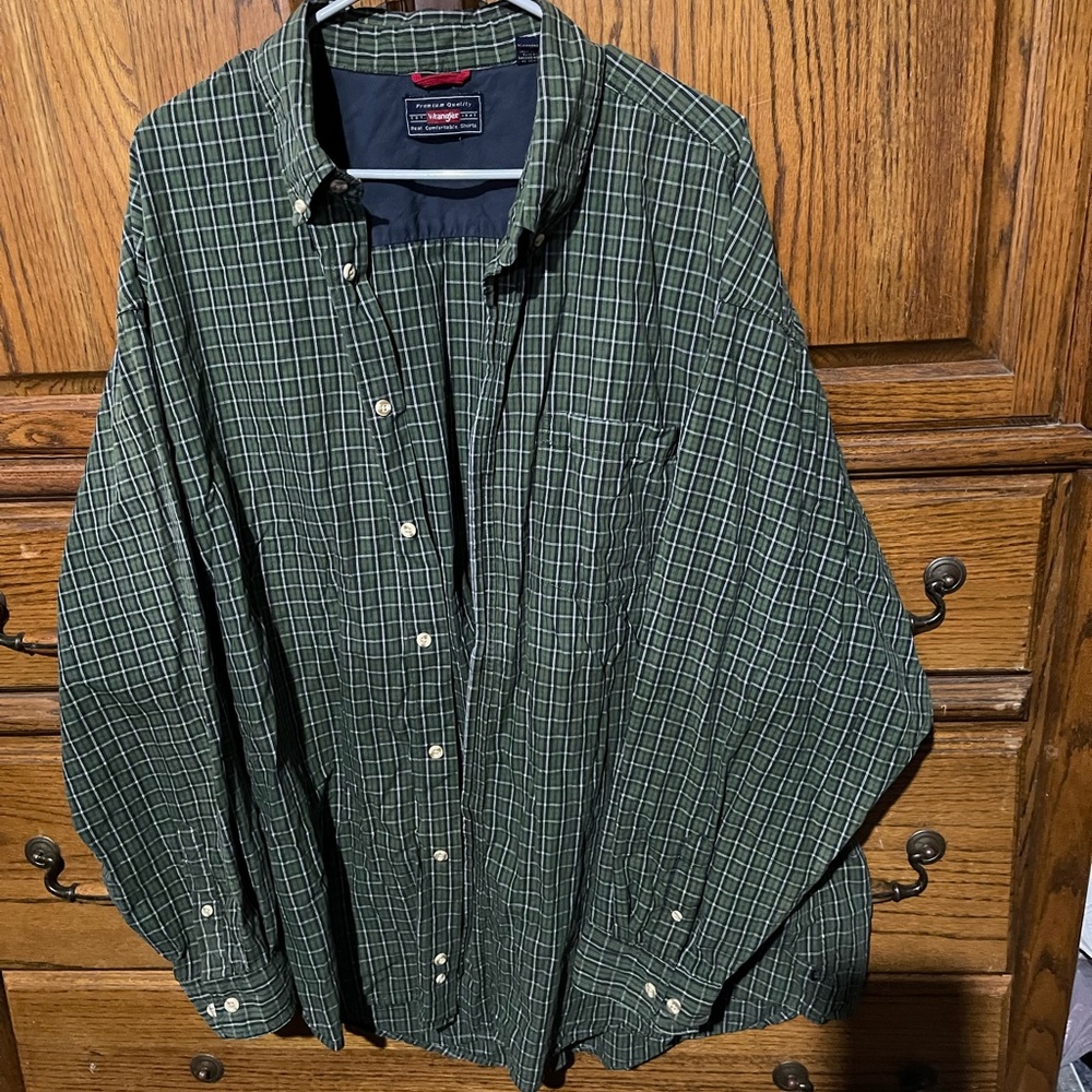 Mens Wrangler 3XL long sleeve shirt